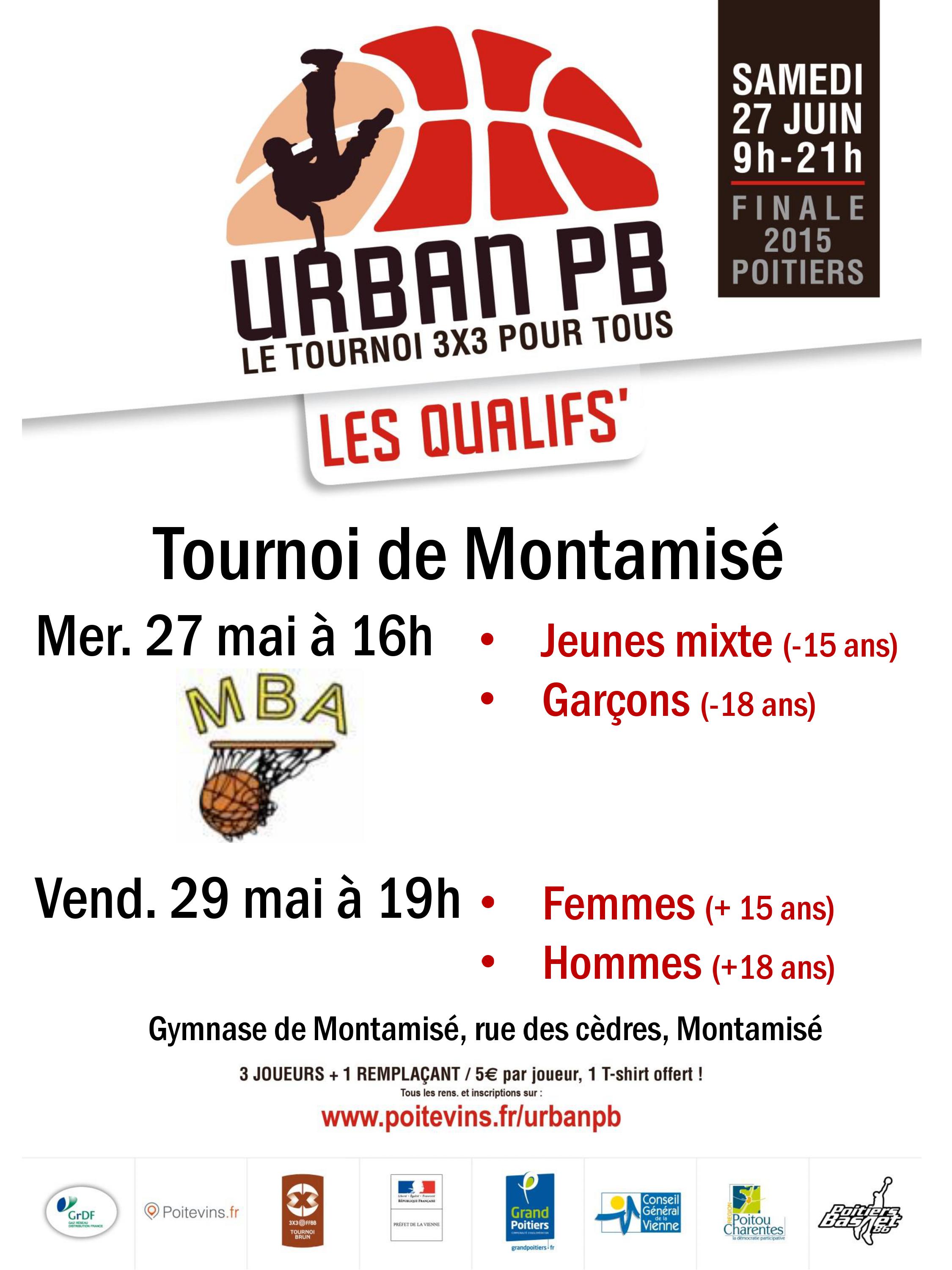 Qualif'Urban PB 2015 : Tournoi de Montamisé