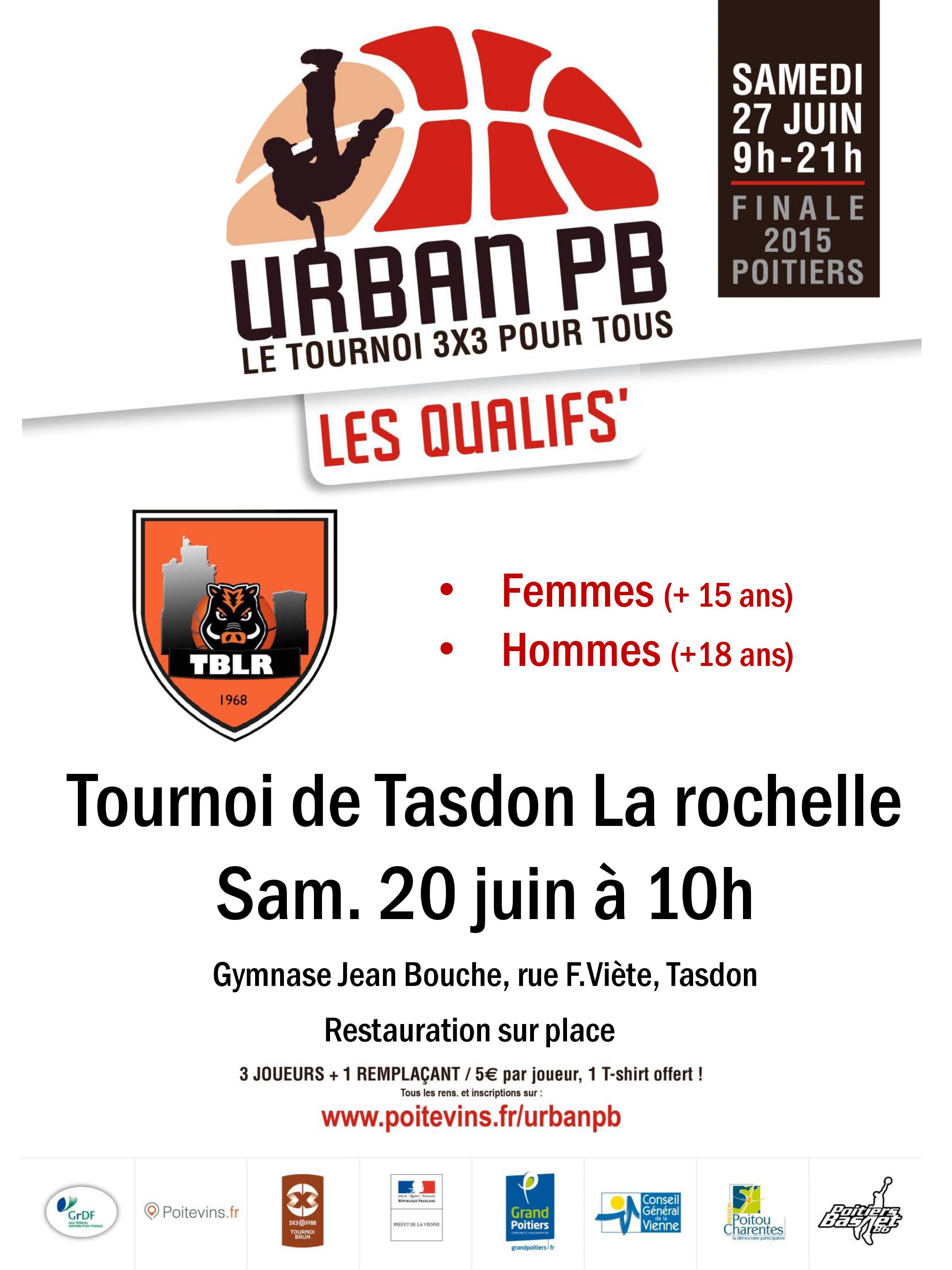 Qualif'Urban PB 2015 : Tournoi Tasdon La rochelle