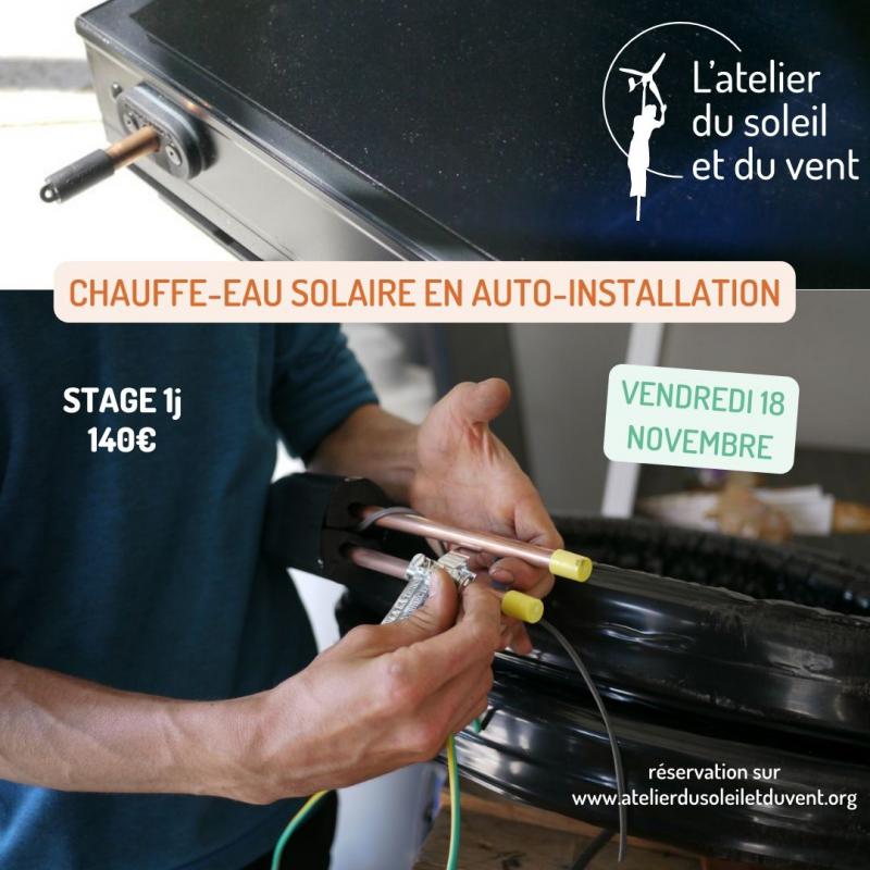 Stage Chauffe-eau Solaire en auto-installation 