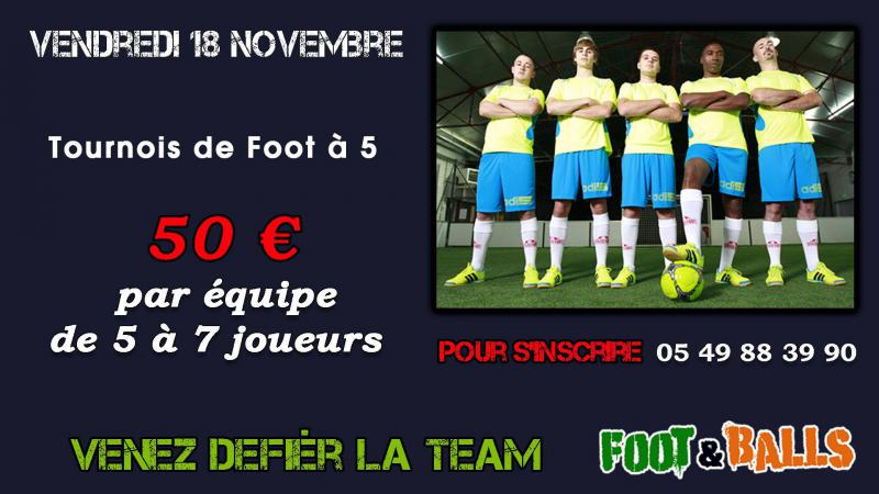 Tournoi Foot&Balls Novembre 2016