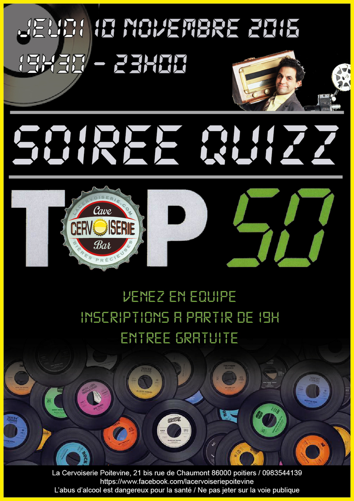 Soirée QUIZZ TOP 50