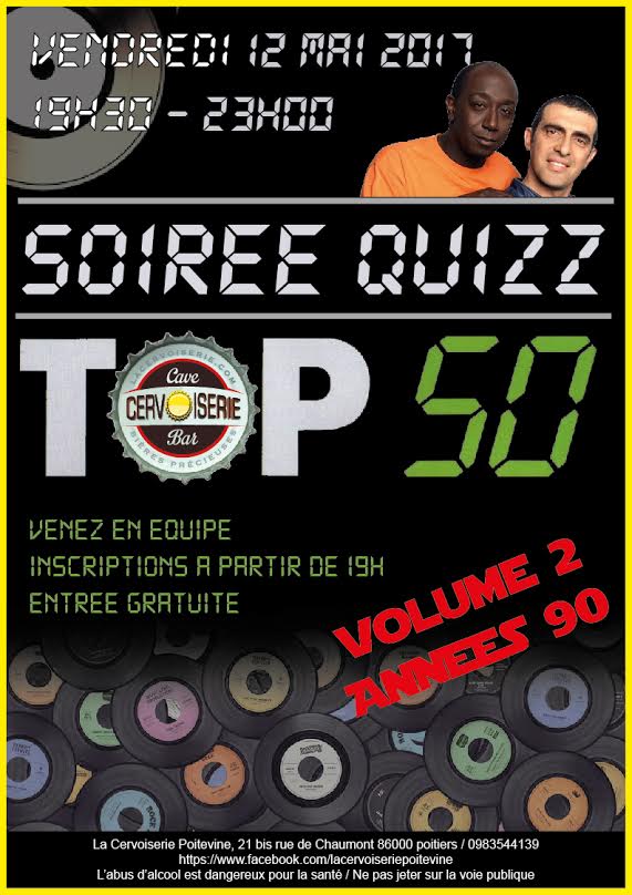 Soirée Quizz Top 50