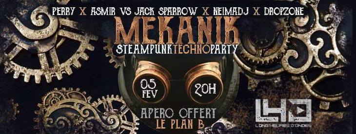 Mekanik : Steampunk Techno Party