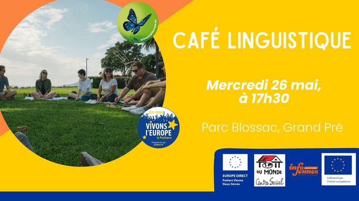 Café linguistique au Parc de Blossac