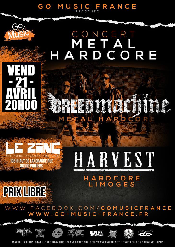 Metal Hardcore : Breed Machine x Harvest 