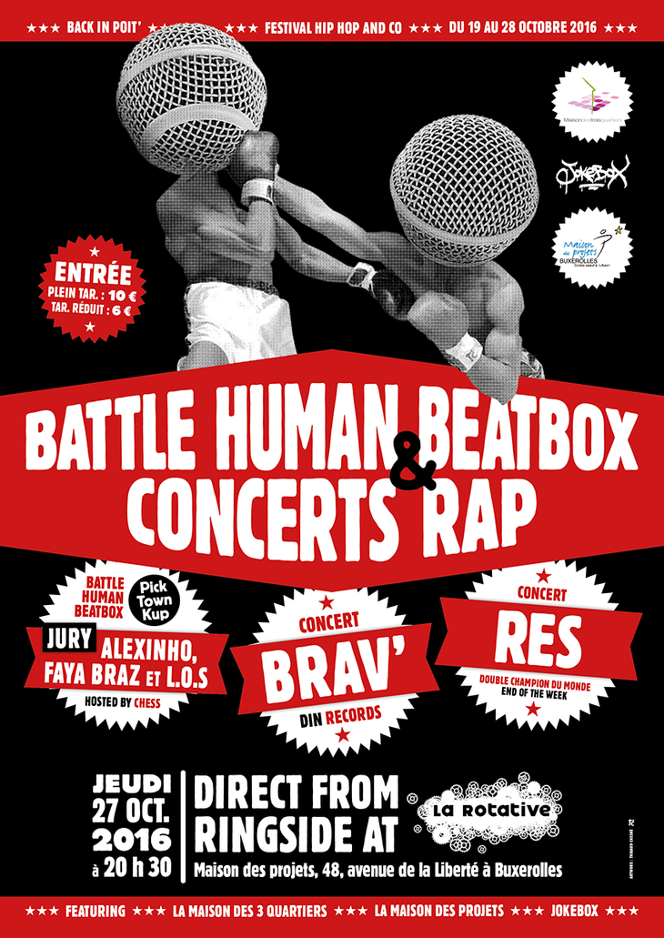Battle Beat Box et concert rap RES + BRAV'