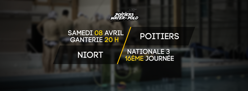 Poitiers reçoit Niort - 16ème journée N3 (Dernier match à domicile)
