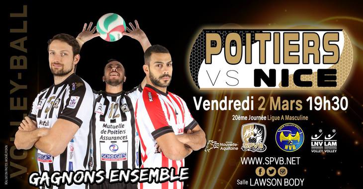 Poitiers - Nice (20e journée Ligue A)